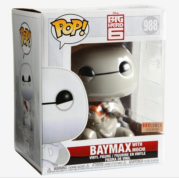 Funko Pop! Disney Big Hero 6 Baymax with Mochi Vinyl Figure - Picture 1 of 3